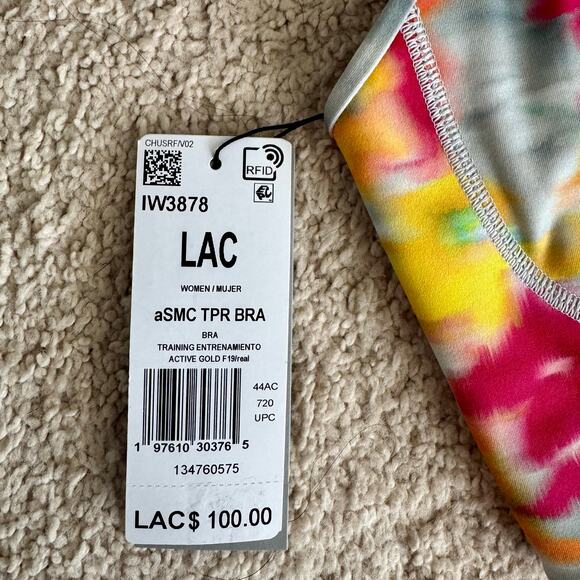 Adidas x Stella McCartney true purpose bra Women’s Large A-C cups floral IW3878 - Picture 9 of 15